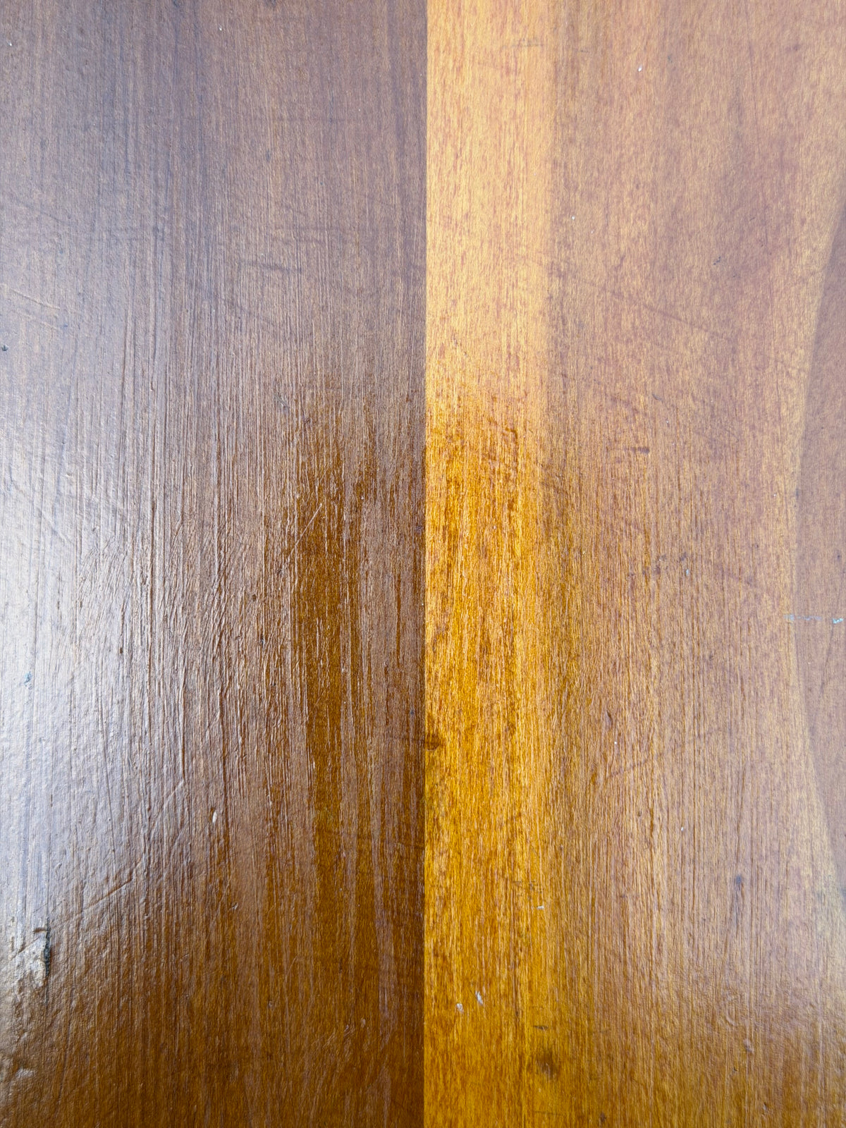 Antique Bamboo-Style Wood Console Table in a Tortoise Finish