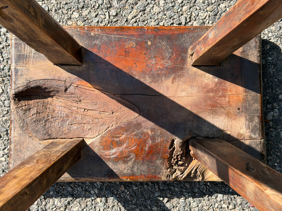 Primitive Wooden Stool