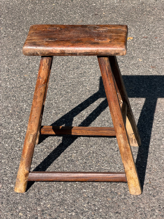 Primitive Wooden Stool