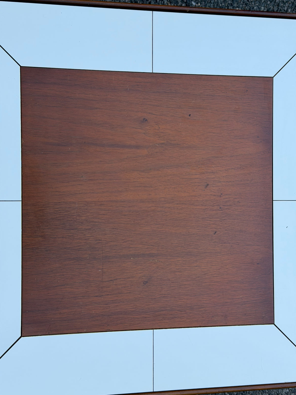 1960 Gordon’s Inc. MCM Two-Tone Square Side Table