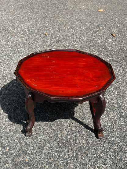 Antique Korean Red Lacquer "Hojokban" Soban (Tray Table)