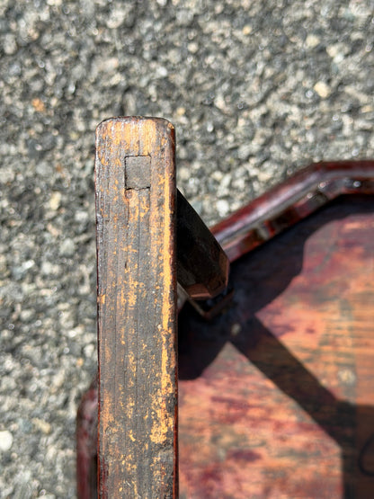 Antique Korean Red Lacquer "Hojokban" Soban (Tray Table)