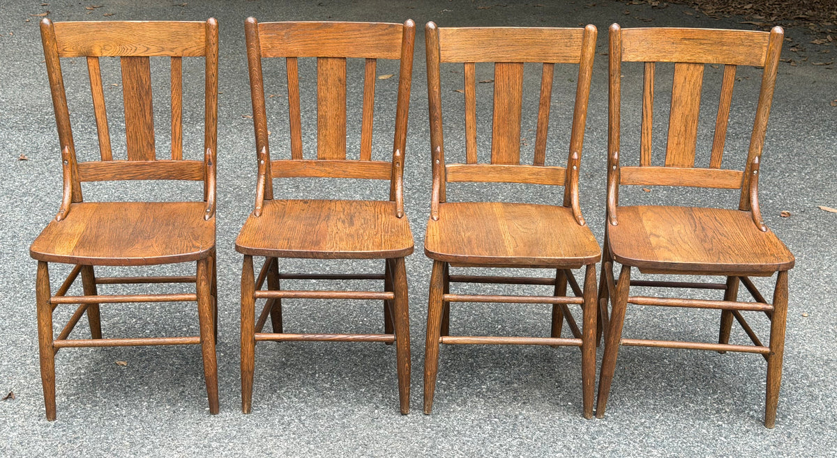 Set of 4 Antique Bentwood Chairs