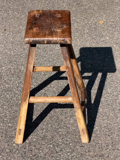Primitive Wooden Stool
