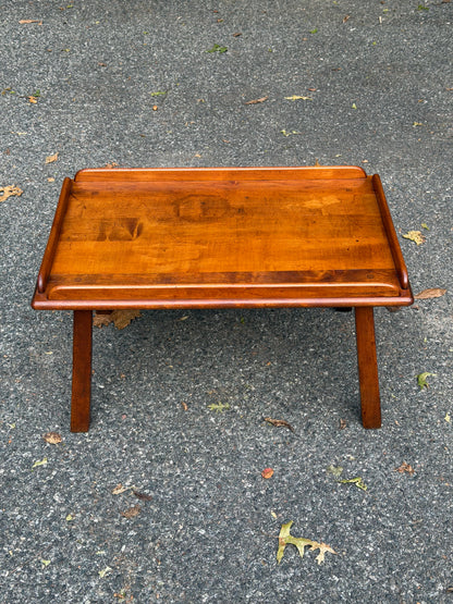 Solid Wood Tray-Top Low Coffee / Accent Table