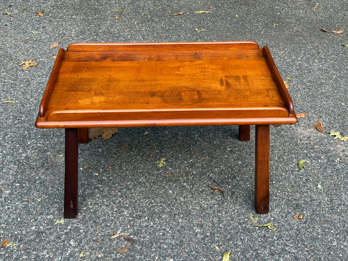 Solid Wood Tray-Top Low Coffee / Accent Table