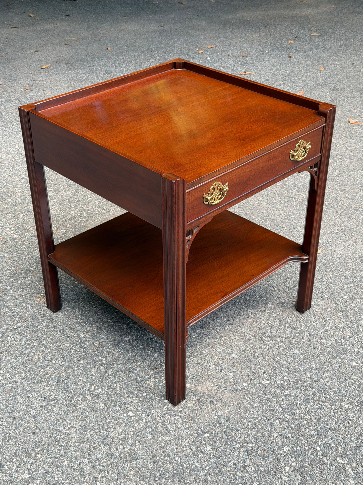 The American Masterpiece Collection by Hickory Solid Wood End Table