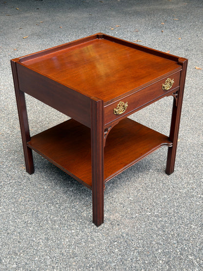 The American Masterpiece Collection by Hickory Solid Wood End Table