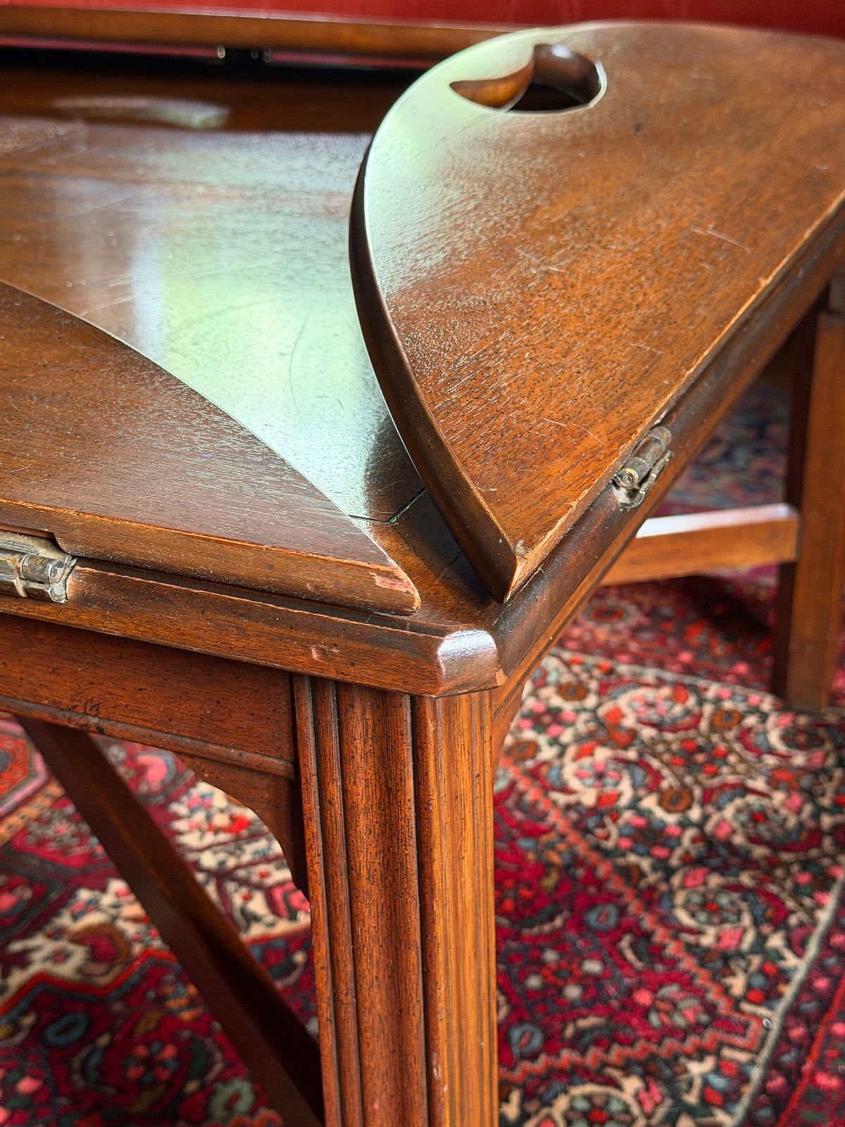Baker Furniture Drop-Leaf Butler's Coffee Table