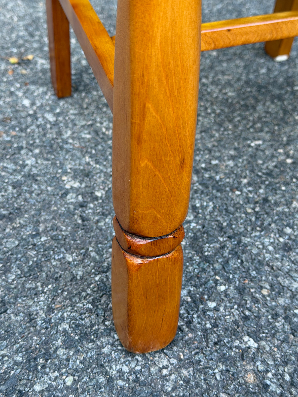 MCM Solid Wood Library/School Desk Chair