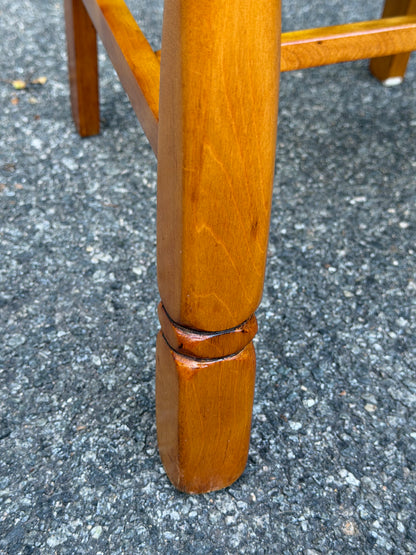 MCM Solid Wood Library/School Desk Chair