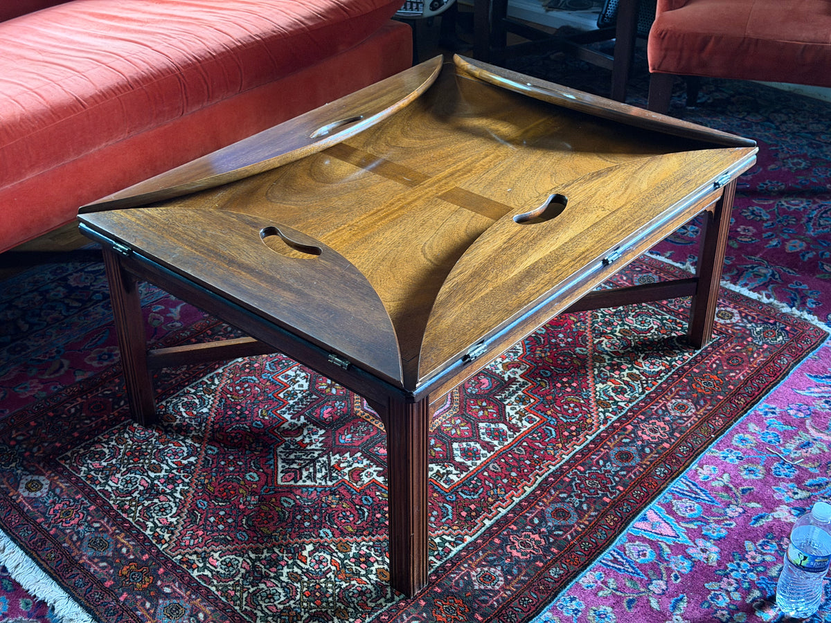 Baker Furniture Drop-Leaf Butler's Coffee Table