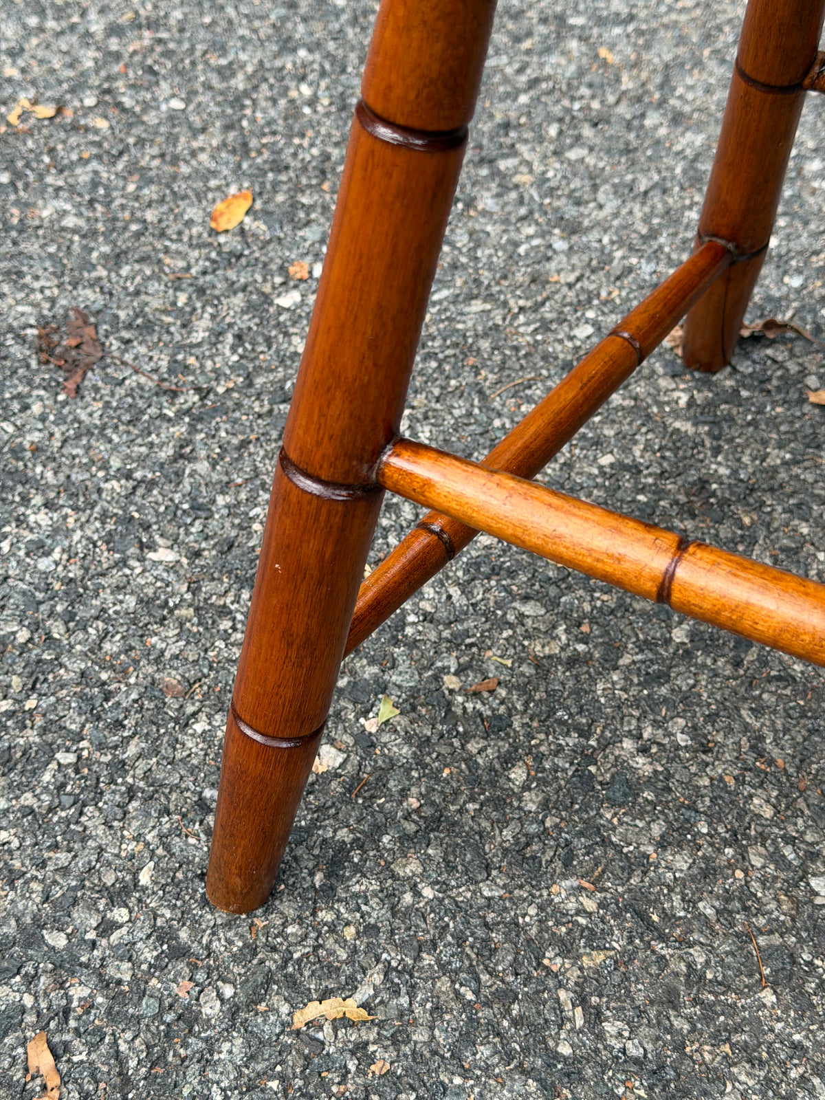 19th-Century Bamboo-Turned Windsor Spindle-Back Side Chair