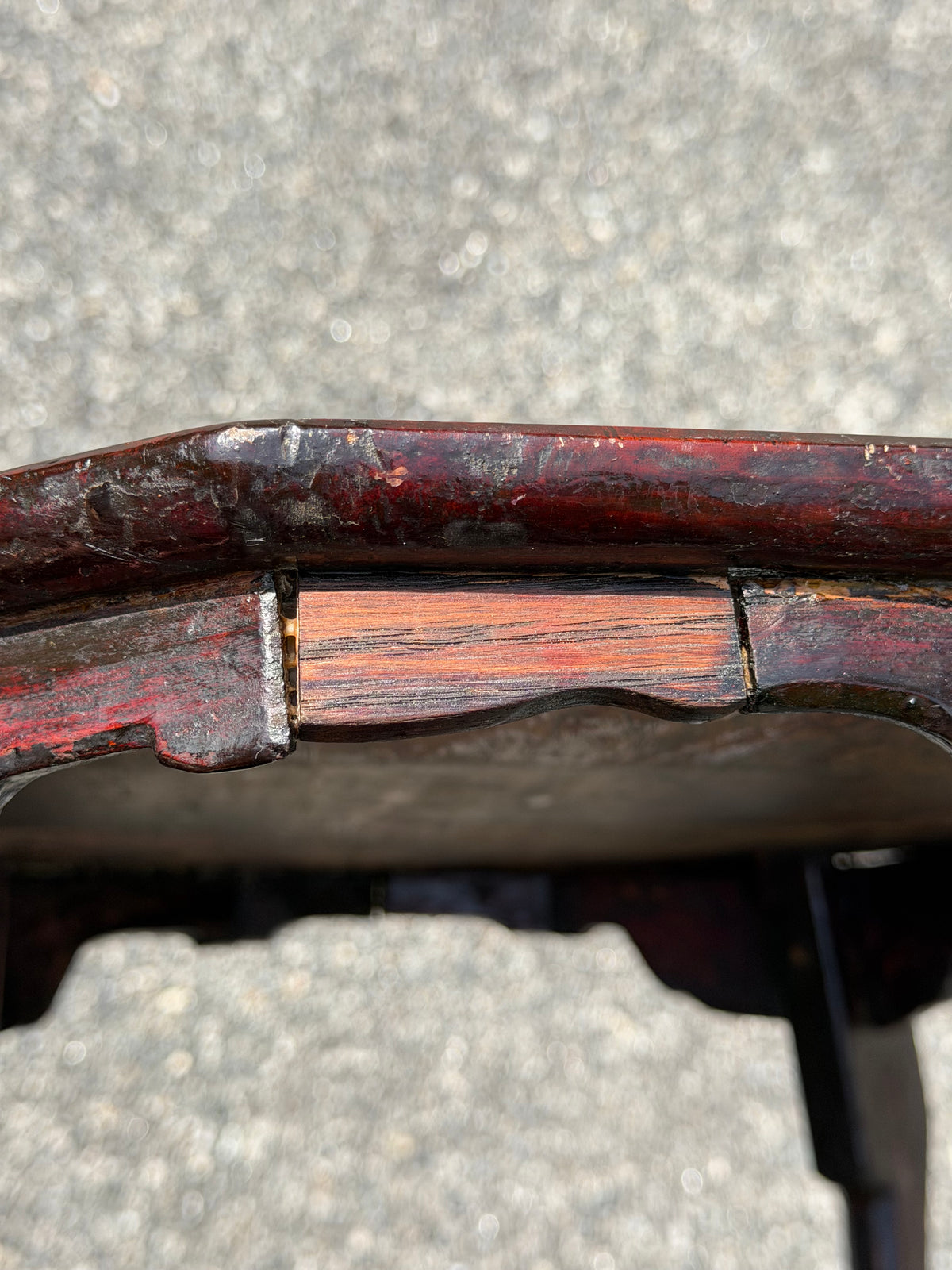 Antique Korean Red Lacquer "Hojokban" Soban (Tray Table)