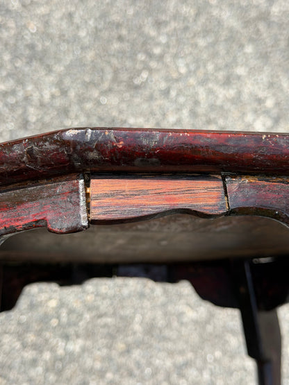 Antique Korean Red Lacquer "Hojokban" Soban (Tray Table)