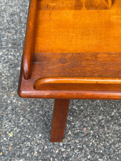 Solid Wood Tray-Top Low Coffee / Accent Table
