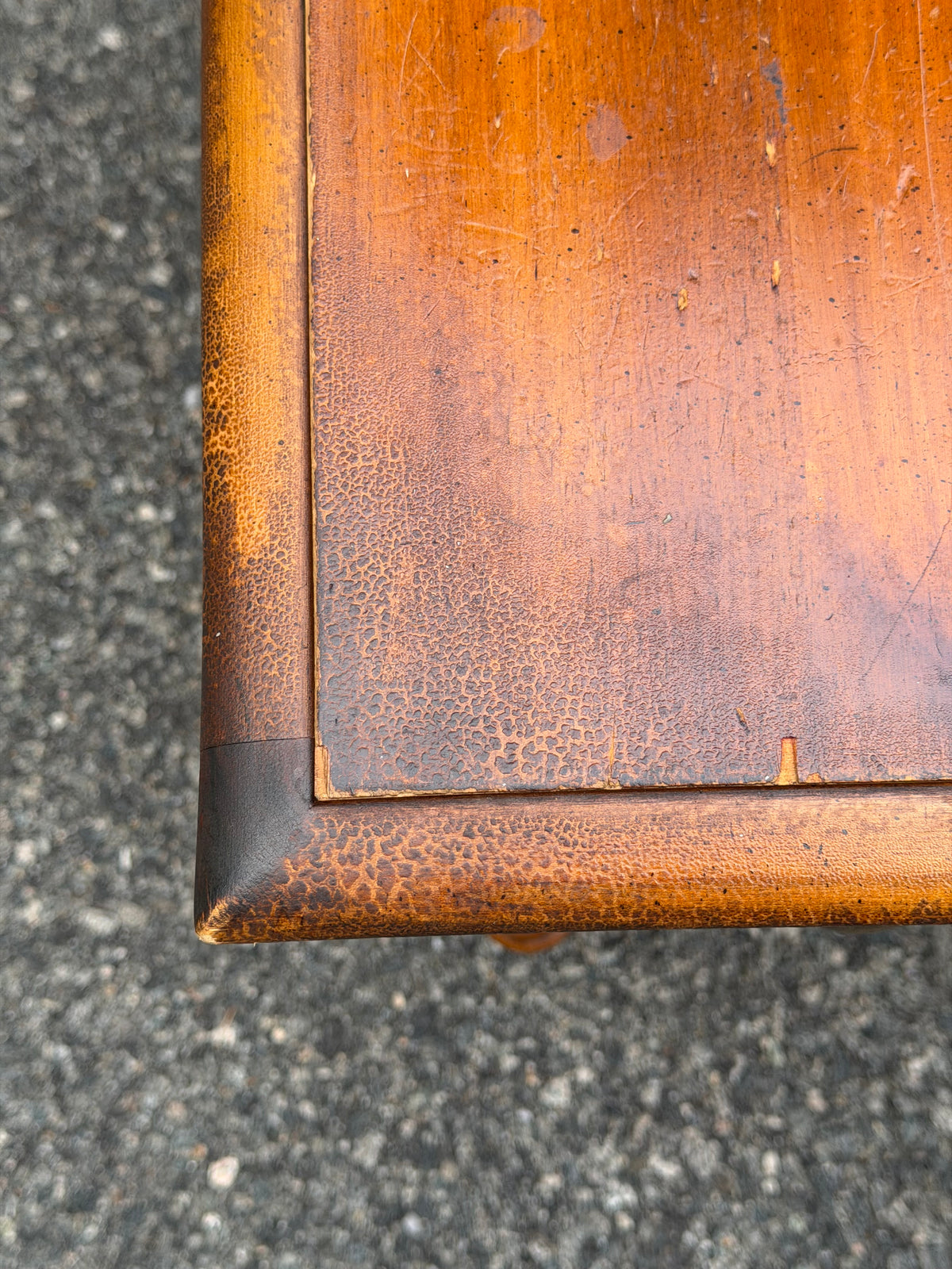 Pair of Solid Wood Apothecary End Tables w/ Patina