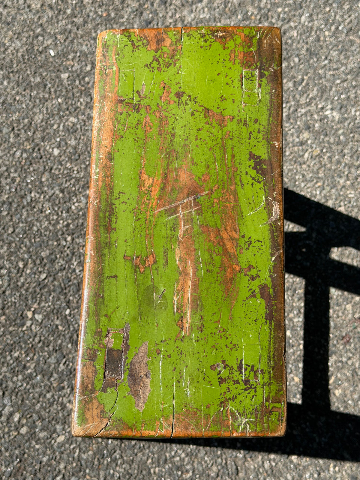 Primitive Rustic Wood Stool