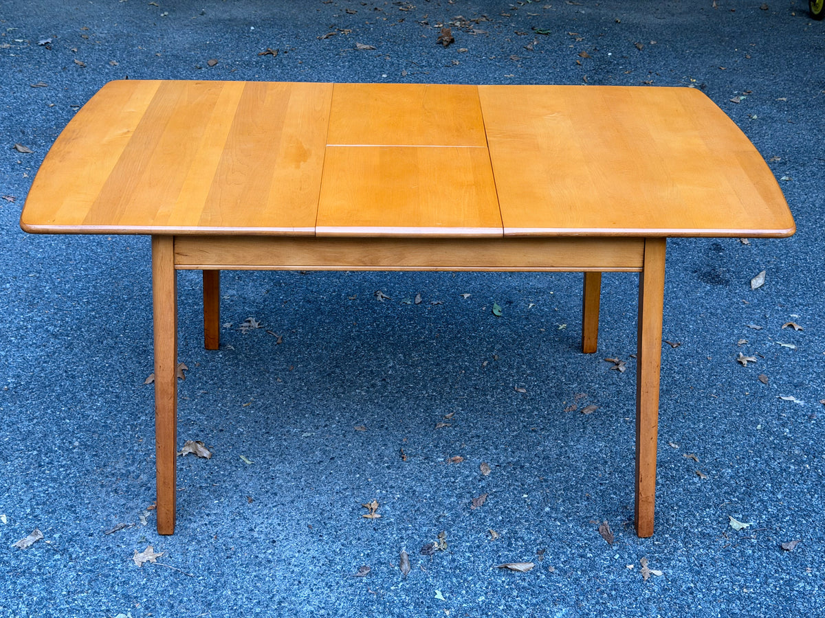 Hale Company MCM Solid Swedish Maple Butterfly Leaf Dining Table