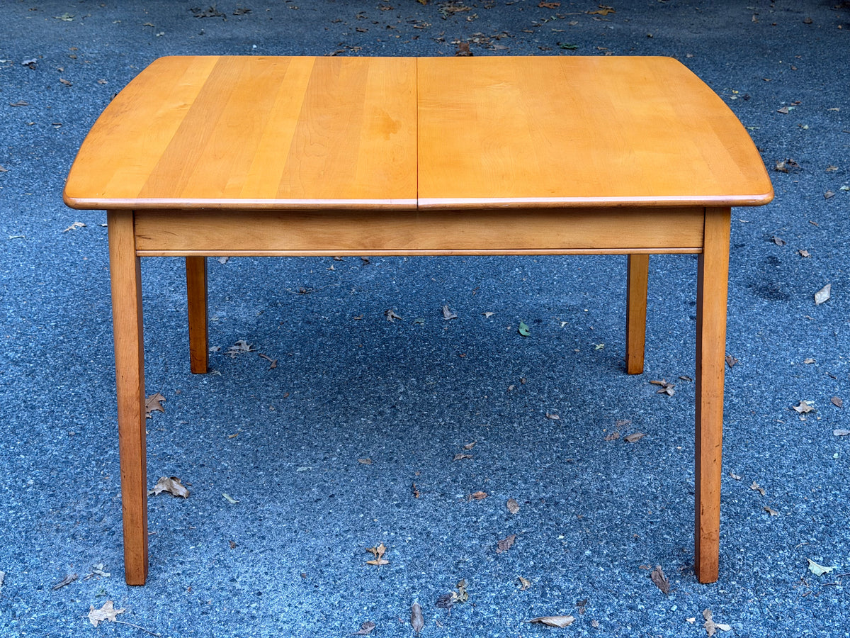 Hale Company MCM Solid Swedish Maple Butterfly Leaf Dining Table