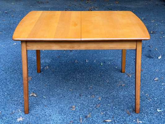 Hale Company MCM Solid Swedish Maple Butterfly Leaf Dining Table