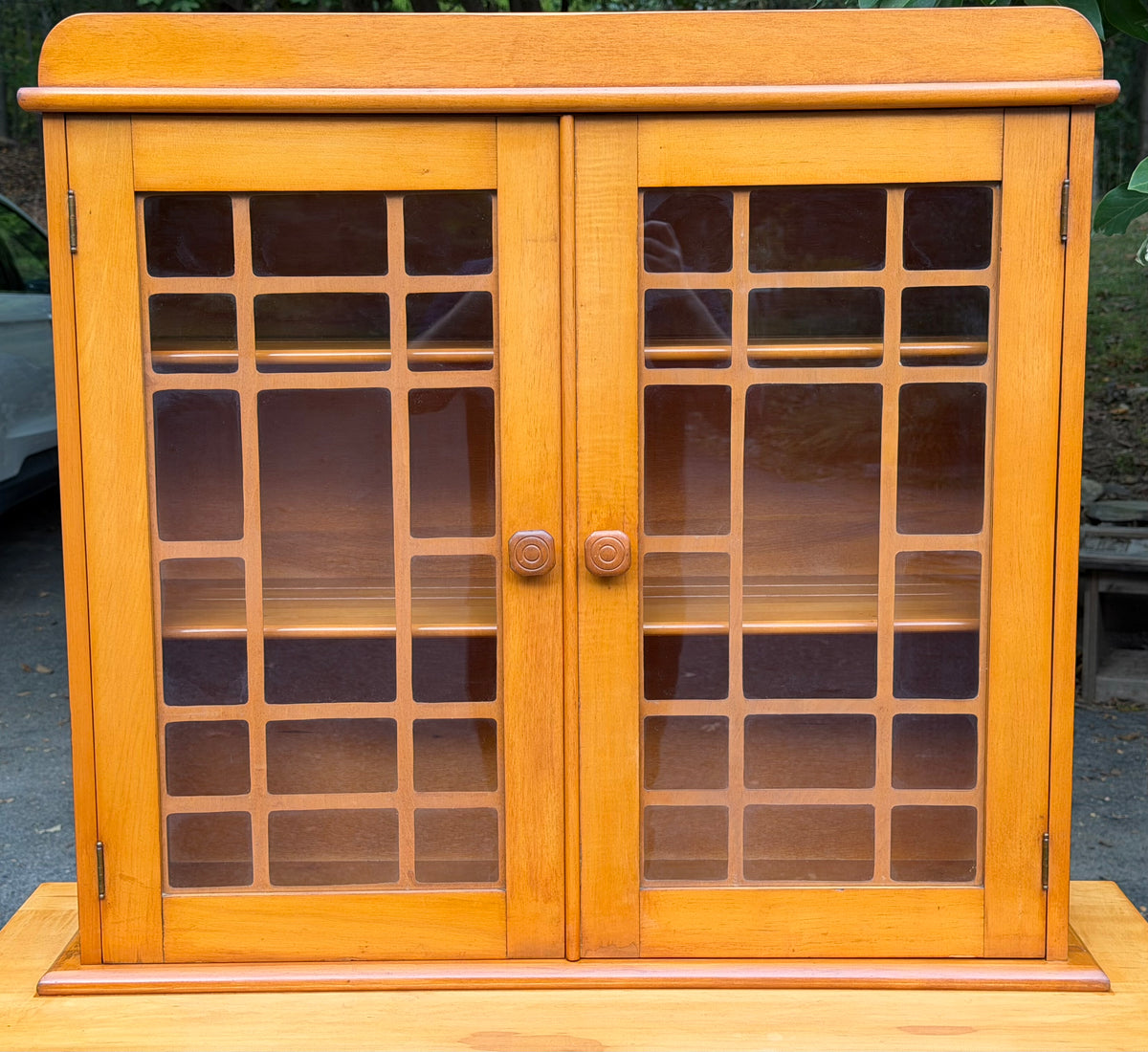 Hale Company MCM Solid Swedish Maple Hutch Credenza Cabinet