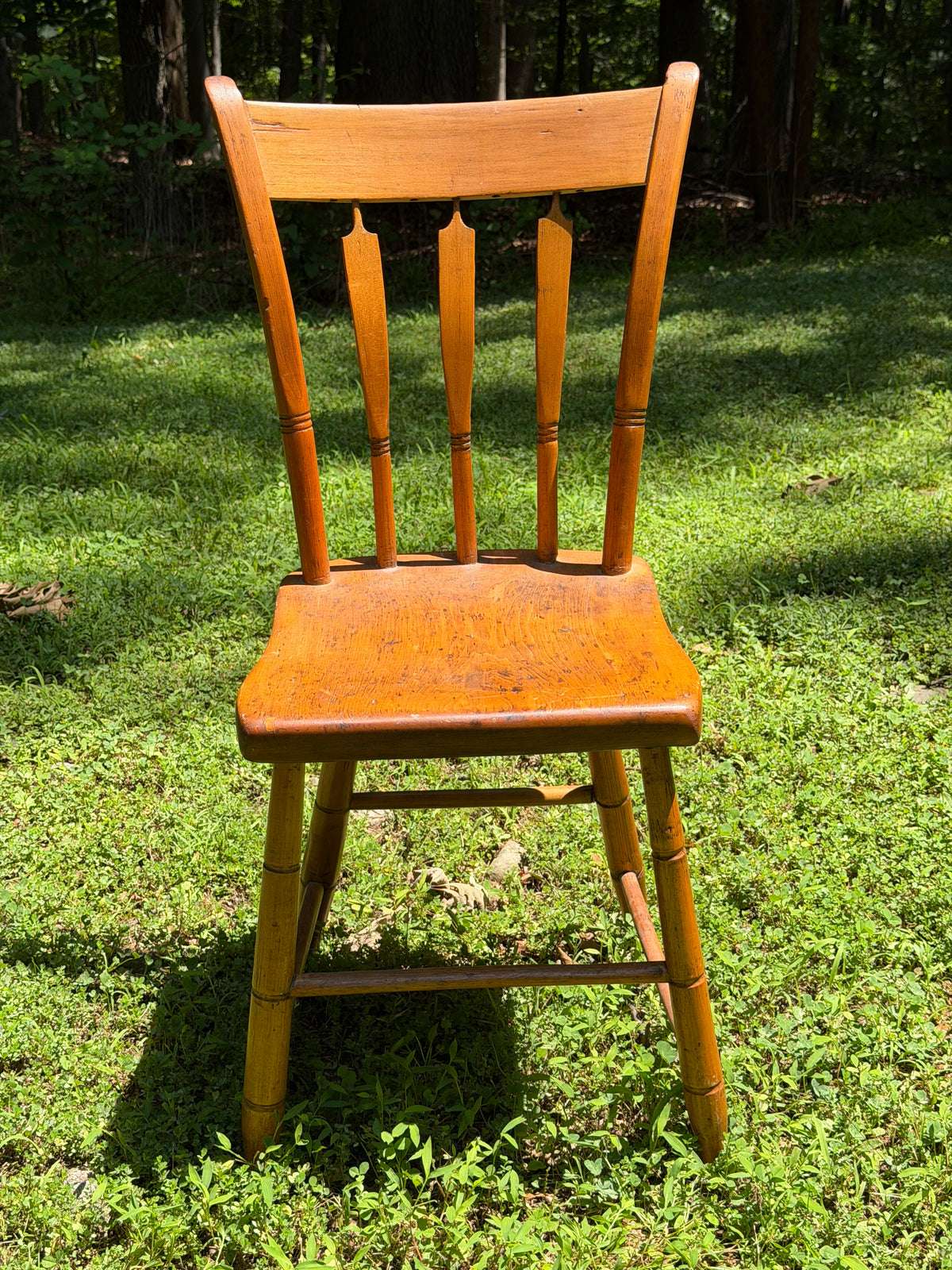 Handmade Farmhouse Spindle Accent Chair