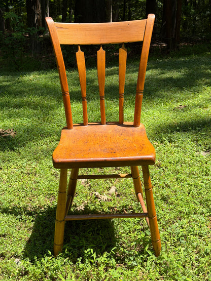 Handmade Farmhouse Spindle Accent Chair