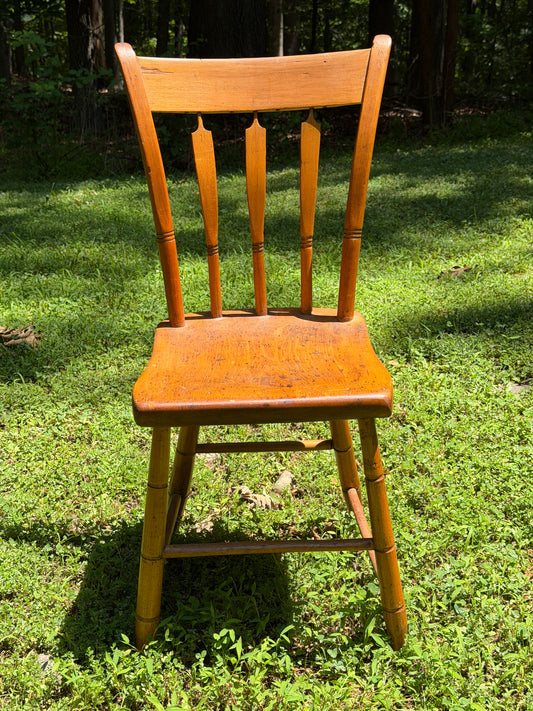 Handmade Farmhouse Spindle Accent Chair