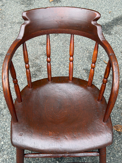 Pair of 19th Century Windsor Captain’s Chairs