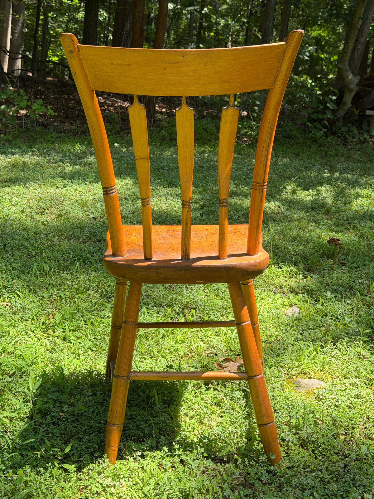 Handmade Farmhouse Spindle Accent Chair
