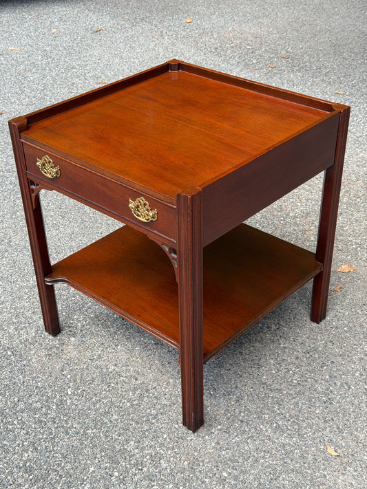 The American Masterpiece Collection by Hickory Solid Wood End Table