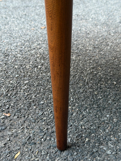 MCM Walnut-Toned Side Table / Nightstand