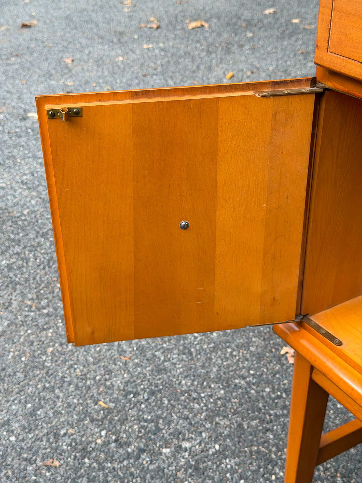 Hale Company MCM Solid Swedish Maple Hutch Credenza Cabinet