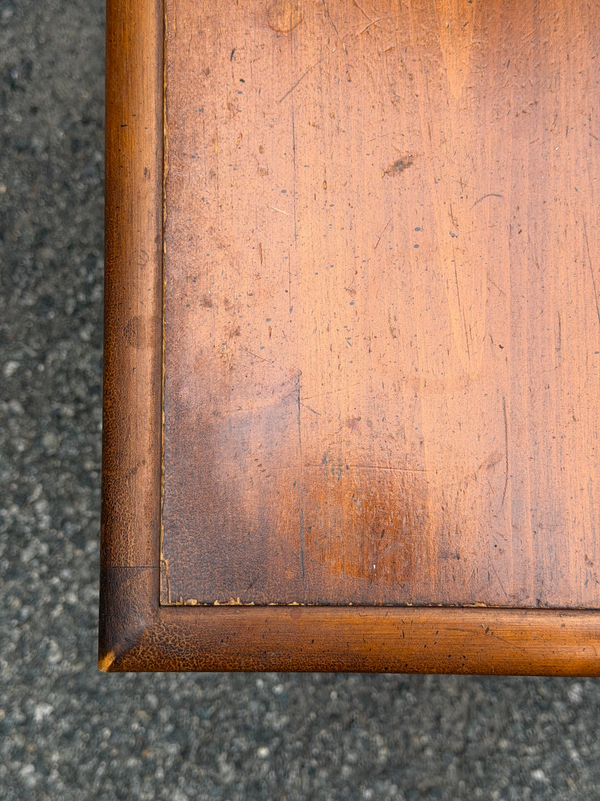 Pair of Solid Wood Apothecary End Tables w/ Patina