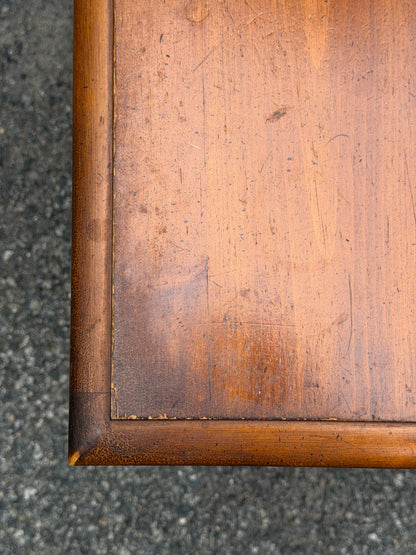 Pair of Solid Wood Apothecary End Tables w/ Patina