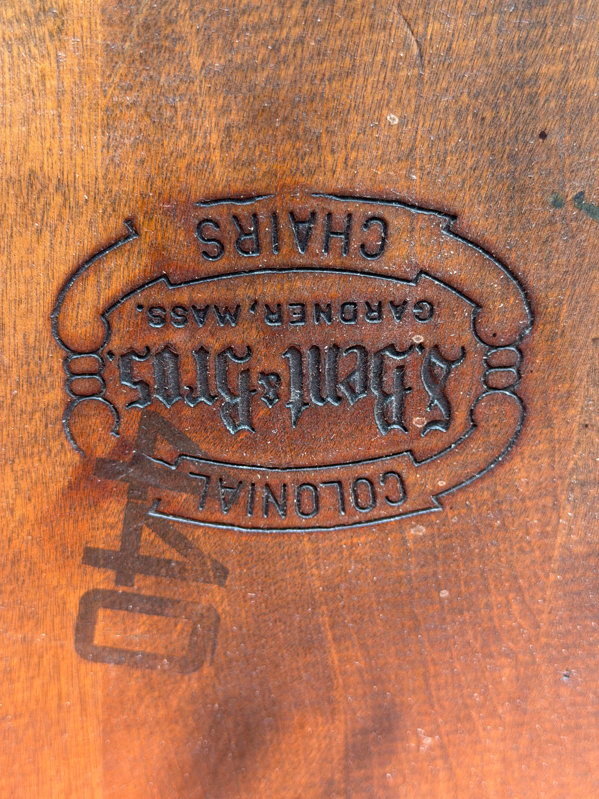Three S. Bent & Bros Solid Wood Windsor Captain's Chairs