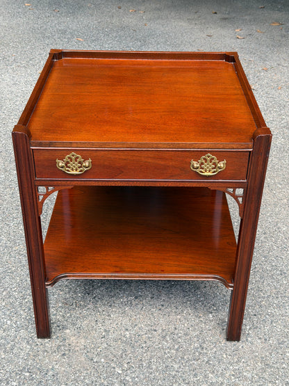 The American Masterpiece Collection by Hickory Solid Wood End Table