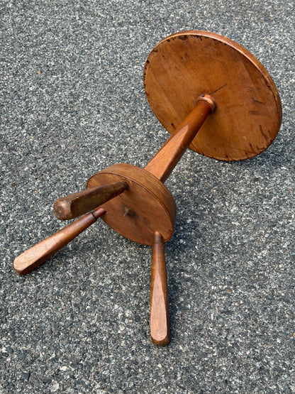 Solid Wood Tripod Accent Table