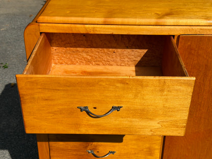 1930s Edison “Little Folks” Maple Chifforobe Dresser