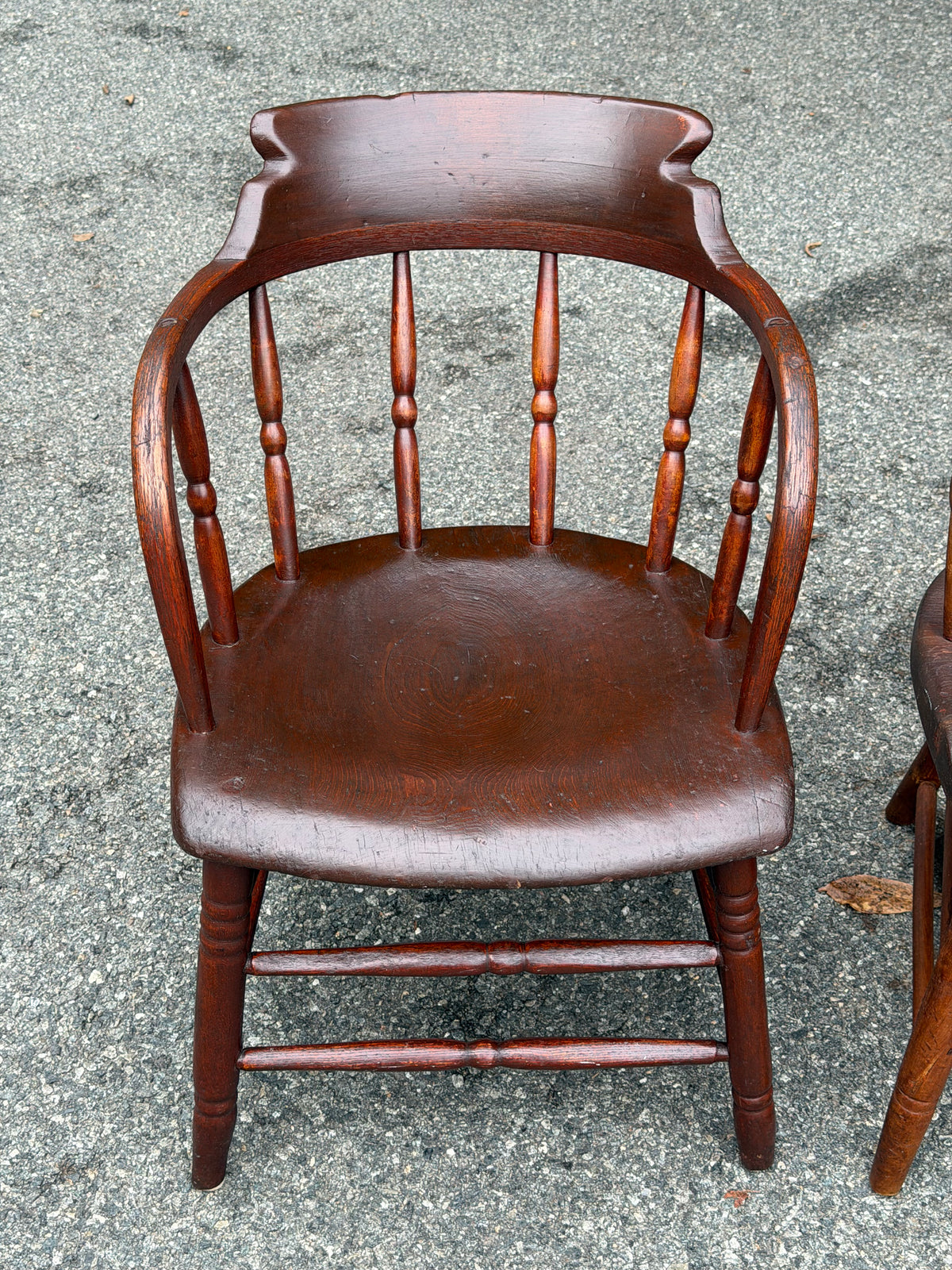 Pair of 19th Century Windsor Captain’s Chairs