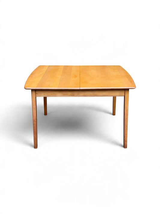 Hale Company MCM Solid Swedish Maple Butterfly Leaf Dining Table