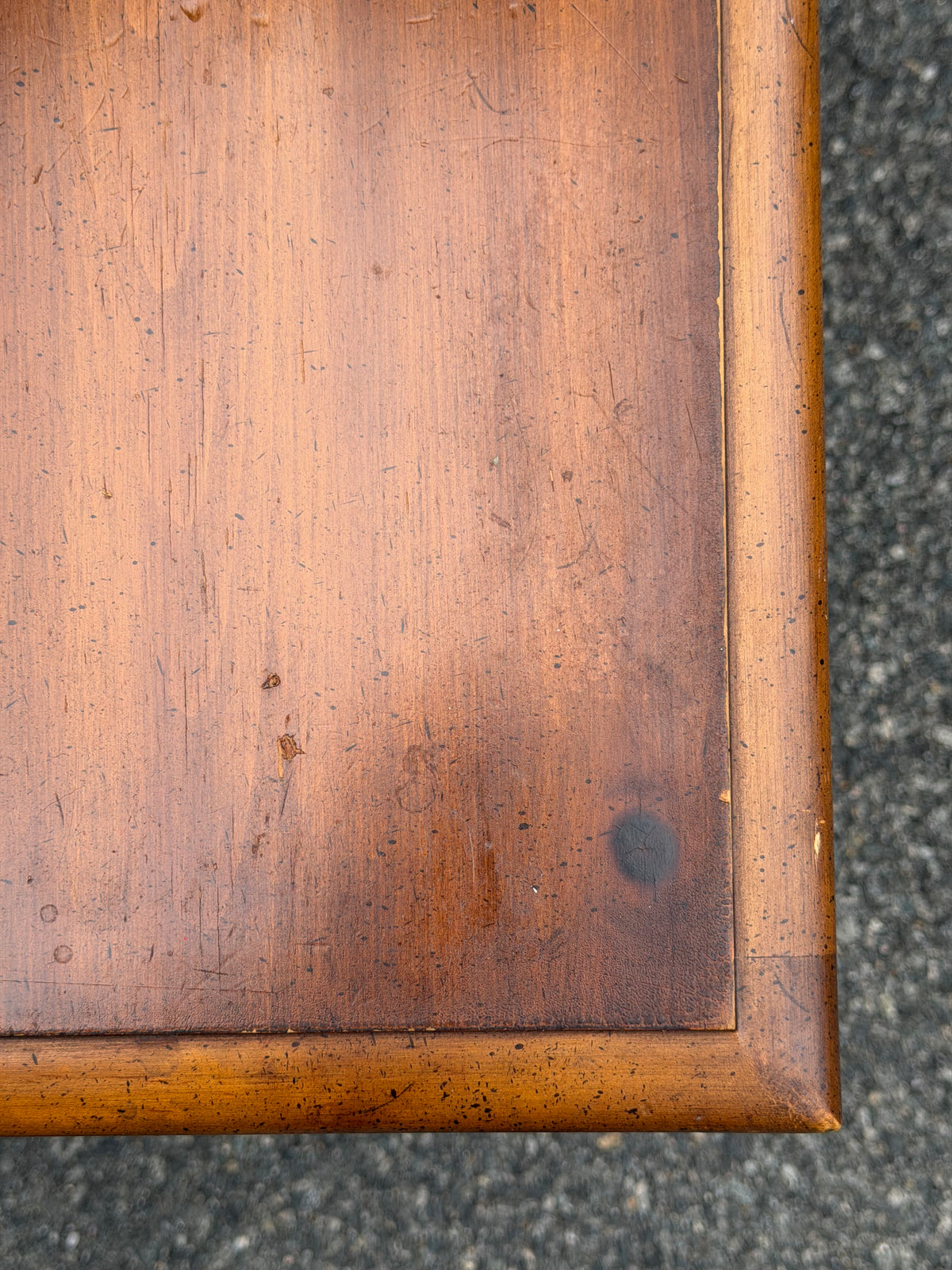 Pair of Solid Wood Apothecary End Tables w/ Patina
