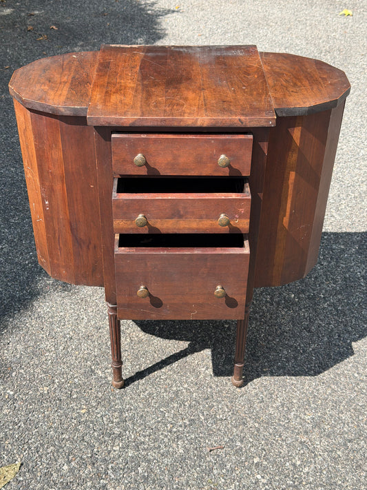 Martha Washington 3–Drawer Wood Sewing Cabinet
