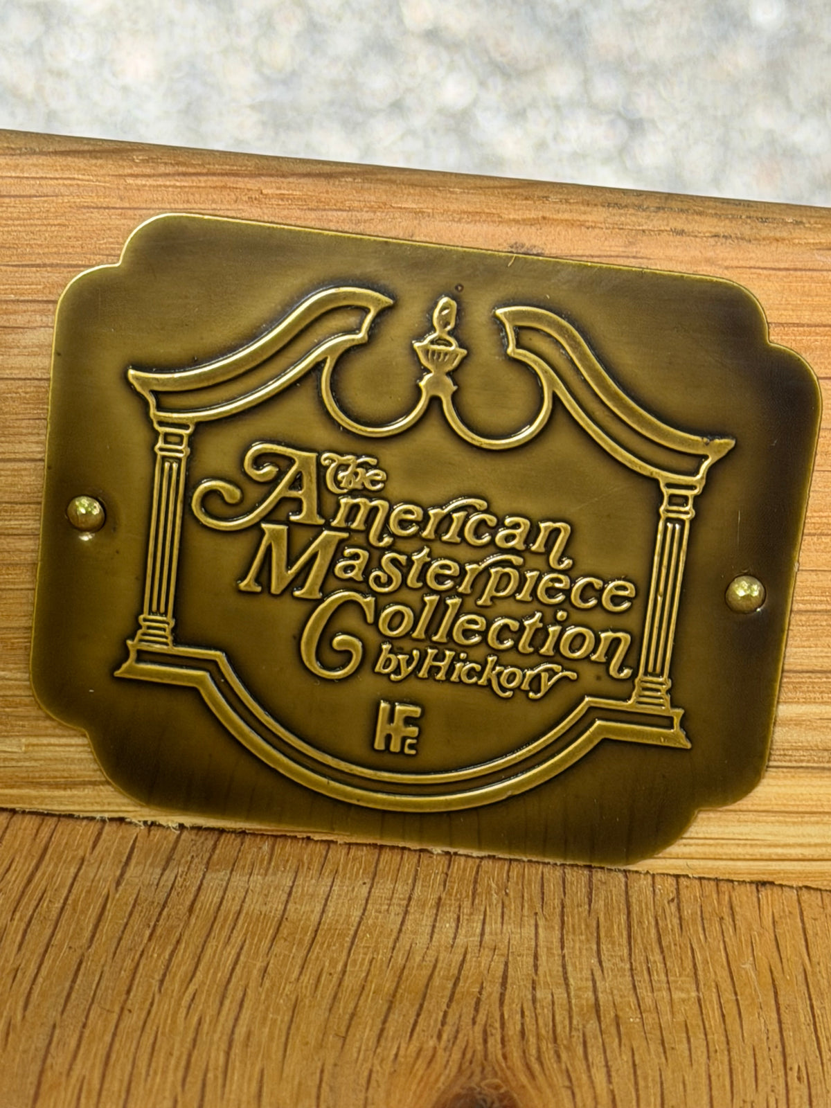 The American Masterpiece Collection by Hickory Solid Wood End Table