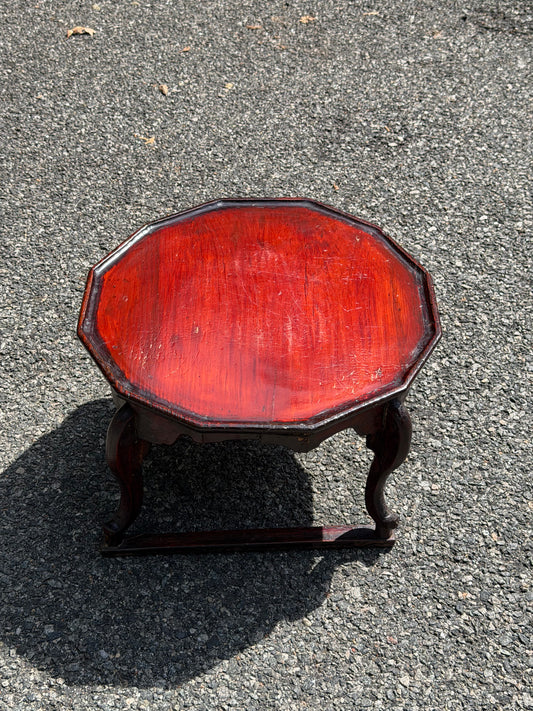 Antique Korean Red Lacquer "Hojokban" Soban (Tray Table)