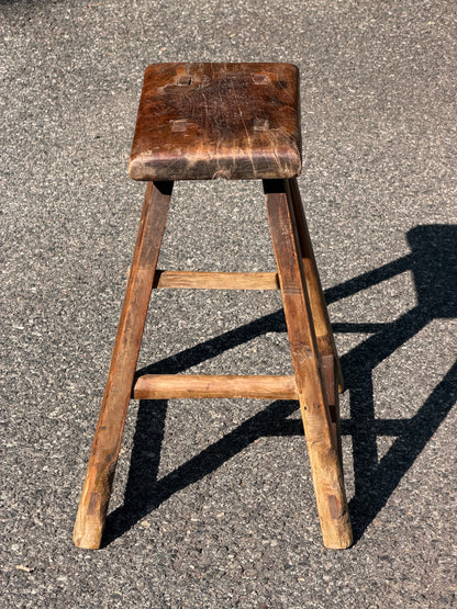 Primitive Wooden Stool