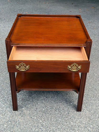 The American Masterpiece Collection by Hickory Solid Wood End Table