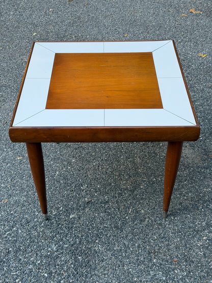 1960 Gordon’s Inc. MCM Two-Tone Square Side Table