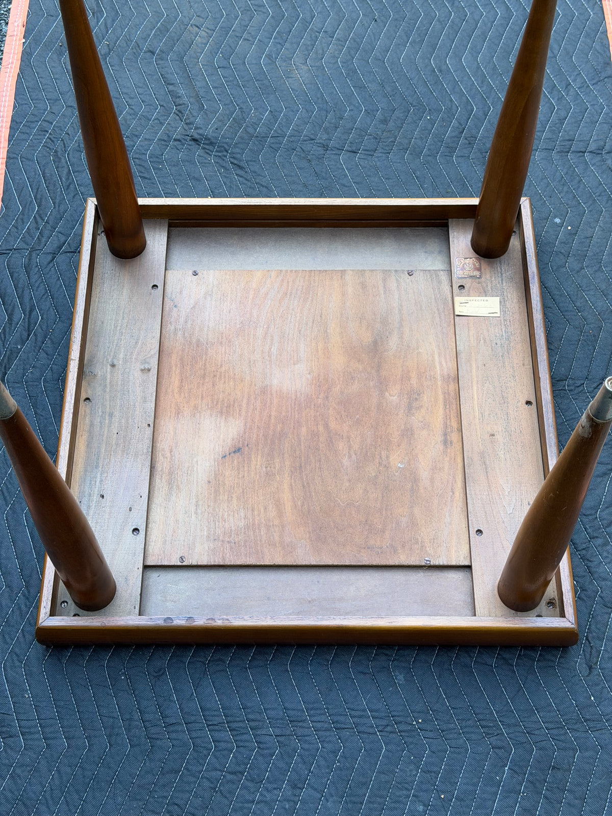 1960 Gordon’s Inc. MCM Two-Tone Square Side Table